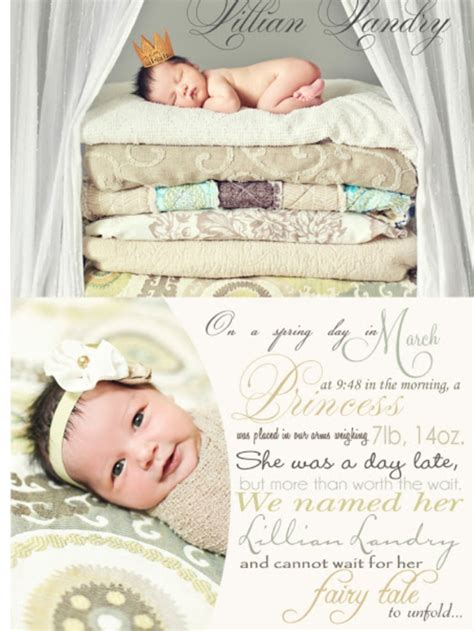 Birth Announcement Idea Oh Baby Baby Pinterest