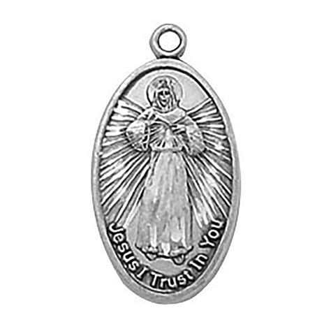 divine mercy sterling silver medal agapao store