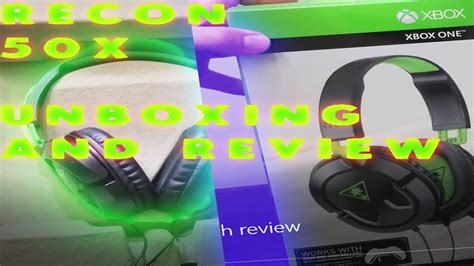 TURTLE BEACH RECON 50X REVIEW AND UNBOXING YouTube