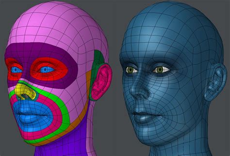Face Mesh 3d Model Character 3d Tutorial Animation Reference Wireframe Polygon Spiderman