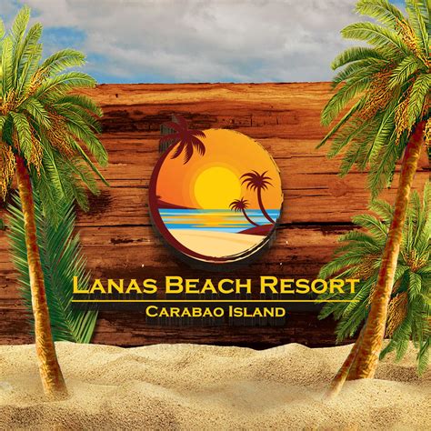 Lanas Beach Resort Portfolio Design Custom Logo Design Logo Design
