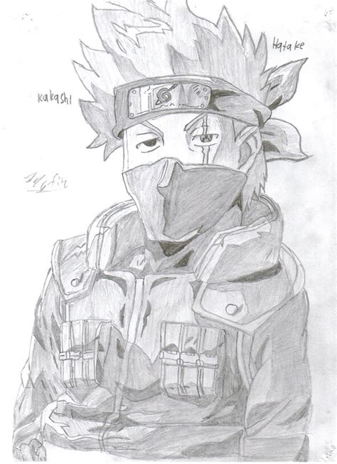 Kakashi Eine Zeichnung Von Kakashi Hatake Aus Naruto De Flickr