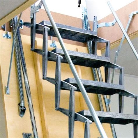 Aluminum Ladder Retractable Accordion Protection For Roof Hatches