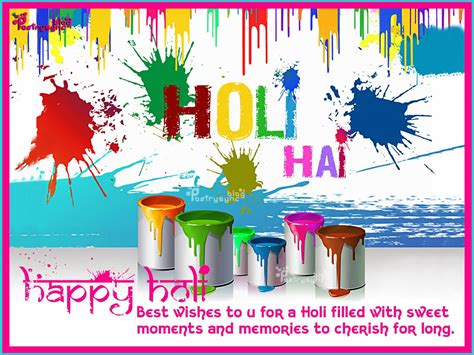 Happy Holi Card Image For Colorful Holi Wishes By Poetrysync Holi