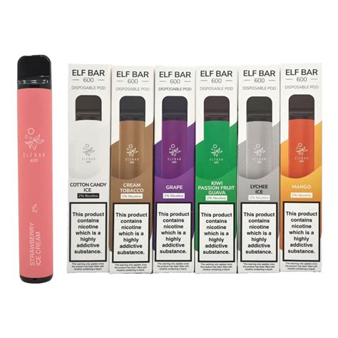 Elf Bar Disposable Device 20mg 600 Puffs The Vapour Hut