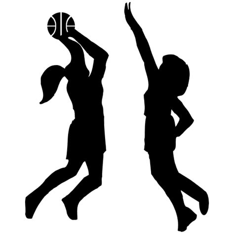 Girl Basketball Players Sticker