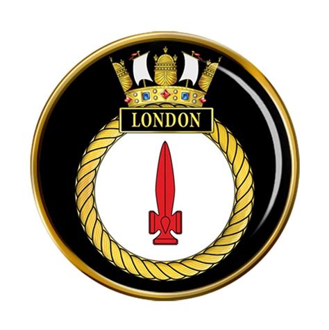 Uk T Shop Hms London Royal Navy Pin Badge