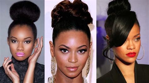 Suitable face and hair type: 2016 Top 20 Updo Hairstyles for Black Women Being Elegant ...