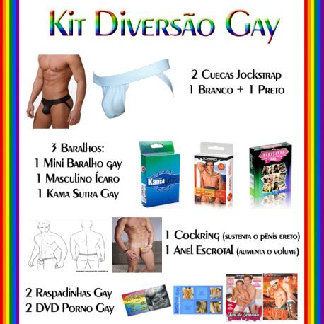 Kit Divers O Gay Cuecas Jockstrap Baralhos Cockring Anel