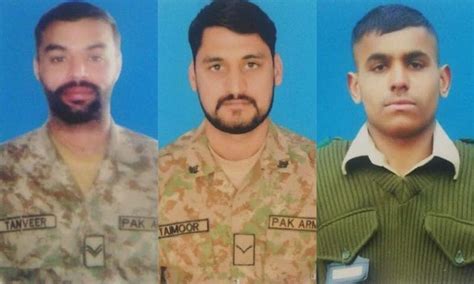 3 pakistan army soldiers martyred in loc firing by indian forces ispr pakistan dawn