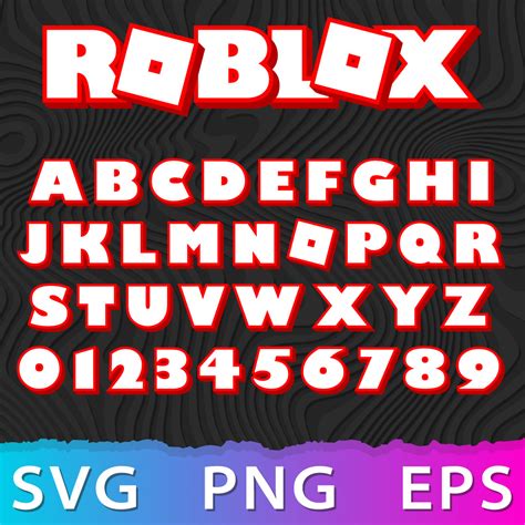 Roblox Alphabet Svg Roblox Font Svg Roblox Letter Roblox Etsy Clip Riset