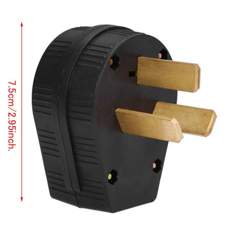 2x 50 Amp 220 Volt 3 Prong Plug Replacement Electrical Rv Welder 220v 2