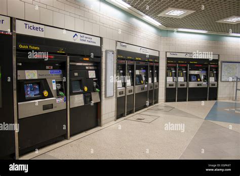 Ticket Machines At Underground London Hi Res Stock Photography And