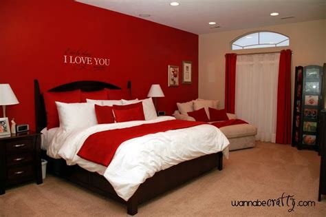 Sorta How I Want Our Master Bedroom To Look Red Bedroom Walls Red