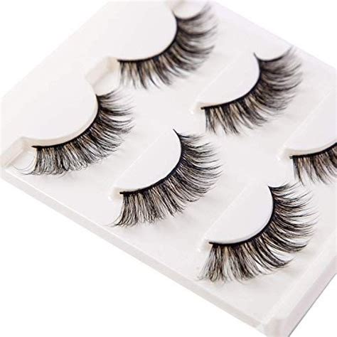 3d False Eyelashes Extensions 3 Pairs Long Lashes Strip With Volume For Women S Makeup Handmade