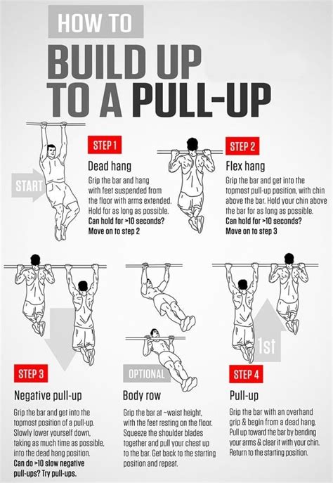 The Best Pull Up Program For Beginners Progression Exercises Workout Routine Workout