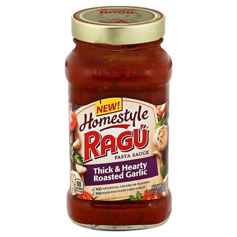 Ragu Homestyle Thick And Hearty Roasted Garlic Pasta Sauce Shop Pasta