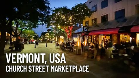 Church Street Marketplace Walking Tour Outdoor Mall In Burlington