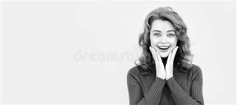 Portrait Of Beautiful Cheerful Redhead Girl Curly Hair Smiling Laughing