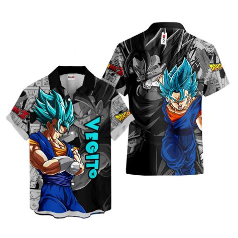 Vegito Hawaiian Shirts Custom Manga Anime Clothes Ntt1503 Gear Otaku