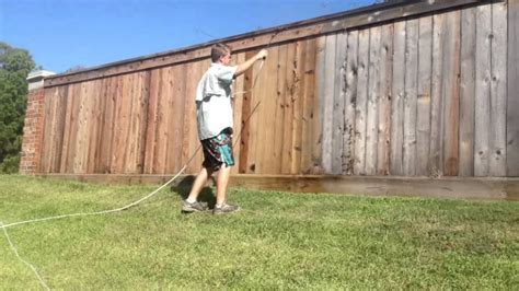 Cleaning A Cedar Fence By FenceKeeper Of Houston Texas Your Fence