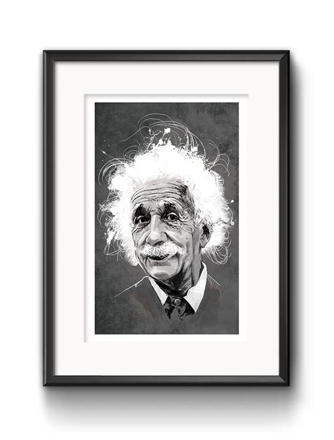 Albert Einstein Poster Drawing Art Wimbledon 2018 Poster Png Download