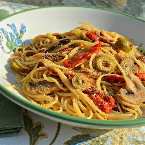 Emily S Mediterranean Pasta Recipe Vegetarian Main Dishes Recipes Vegetarian Pasta Dishes