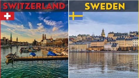 Sweden Vs Switzerland Country Comparison 2022 Youtube