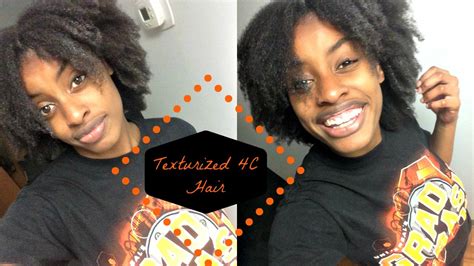 How I Texturize My 4c Natural Hair Youtube