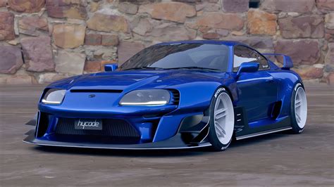 Toyota Supra MK4 Stage 1 Custom Wide Body Kit By Hycade Ver 1 Buy With