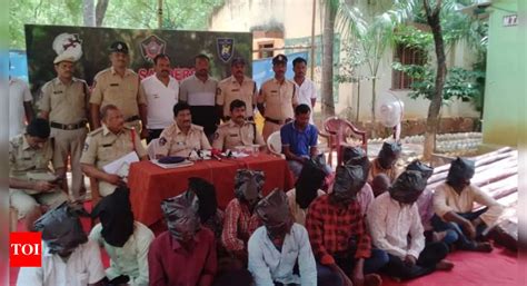 Task Force Arrests Red Sanders Smugglers In Andhra Pradesh Amaravati News Times Of India