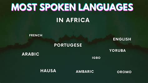 Top 10 Most Spoken Languages In Africa