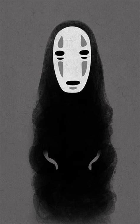 Kaonashi No Face Spirited Away Studio Ghibli Latar Belakang