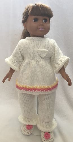 Ravelry Cozy Winter Pajamas For Dolls Pattern By Frugal Knitting Haus