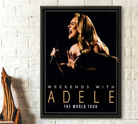 Adele Weekends With Adele The World Tour 2023 2024 Poster