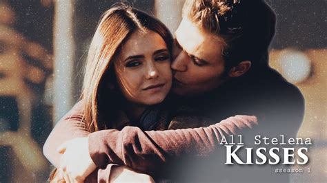 Stefan And Elena All Kisses Scene Finder S1 Youtube