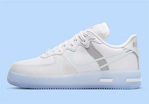 Nike Air Force 1 React Qs ‘white Ice Cq8879 100 Sneaker Style