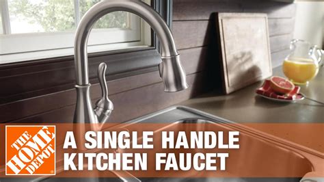 delta faucets   install  single handle kitchen