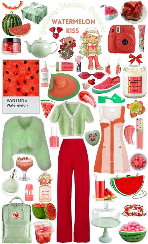 watermelon kiss from strawberry shortcake outfit shoplook strawberry shortcake outfits cute