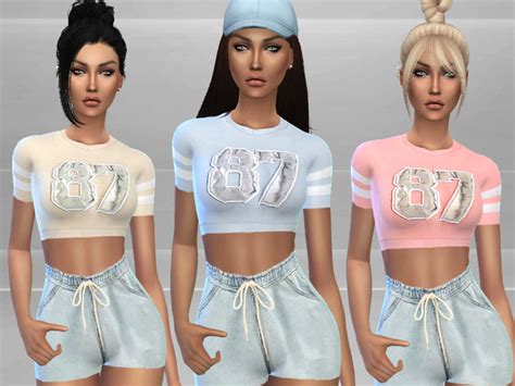 Gym Outfit By Puresim At Tsr Sims 4 Updates