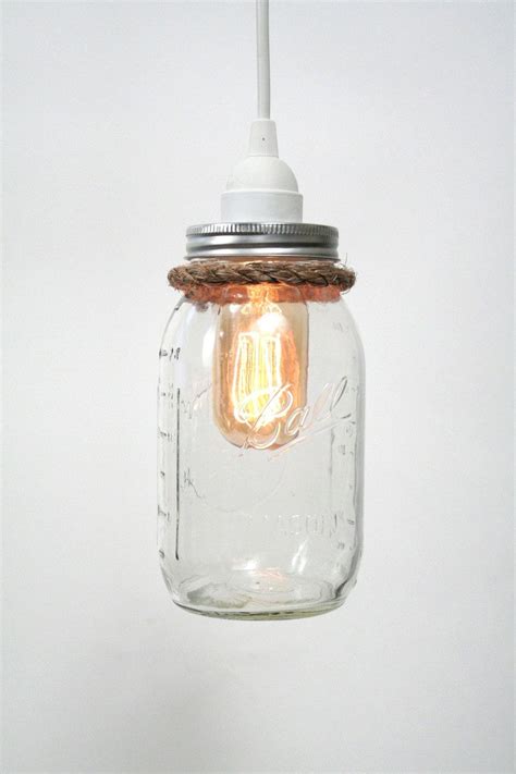Edison Bulbs Mason Jar Pendants Mason Jar Lamp Funky Lamps Diy