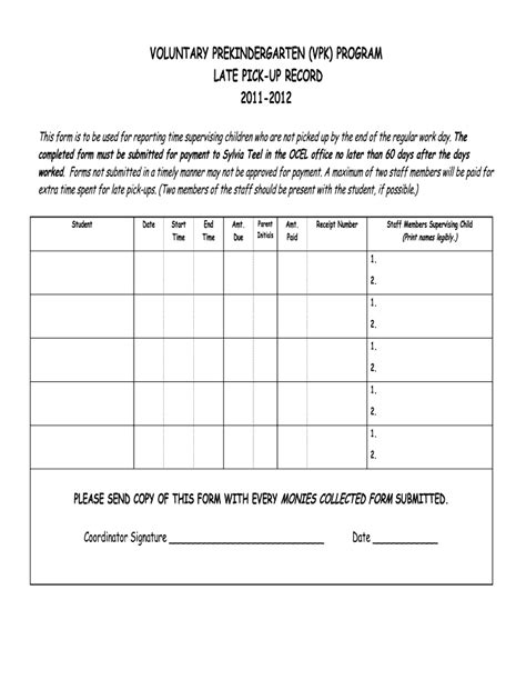 Authorization Letter To Pick Up Child From School 2011 2024 Form Fill