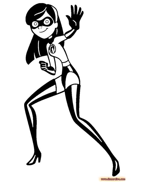 Violet Incredibles 2 Coloring Pages Coloring Pages