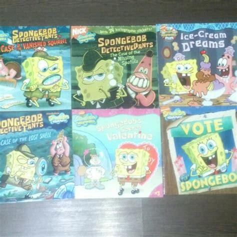 Moving Out Sale Spongebob Squarepants Booksspongebob Detective Pants