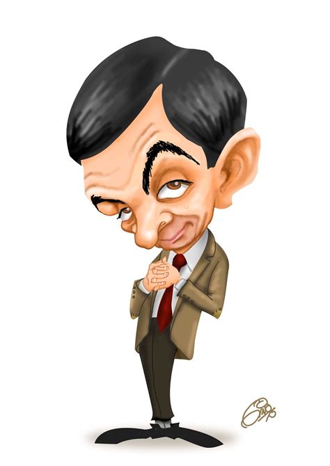 Caricatura De Mr Bean Personajes Famosos Personajes Caricaturas