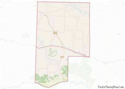 Map Of Montgomery County Missouri