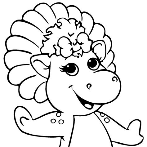 Free Coloring Page 7 Dec 2022 Baby Bop Coloring Library