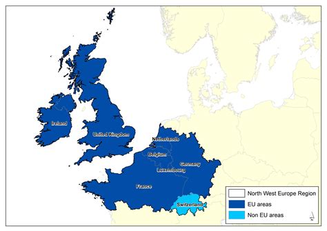 Map Of North West Europe World Map