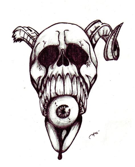Demon Skull By Ashes360 On Deviantart