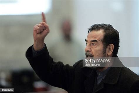 Saddam Hussein Returns To Court In Baghdad Photos And Premium High Res
